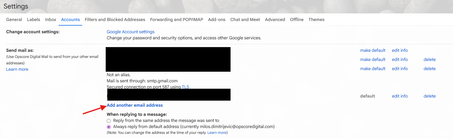 Gmail Send As screenshot 2