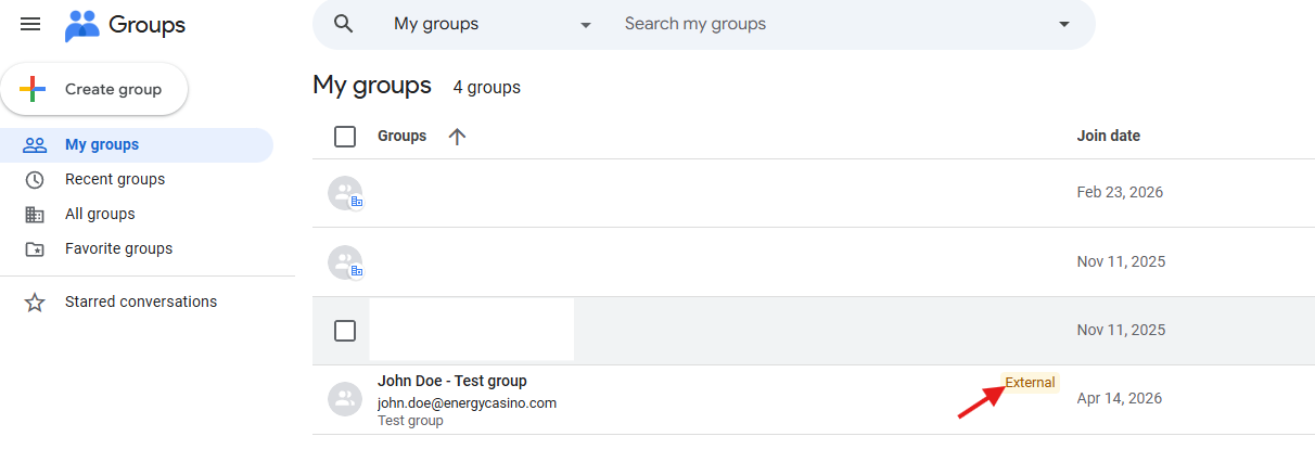 Group Usage screenshot 3
