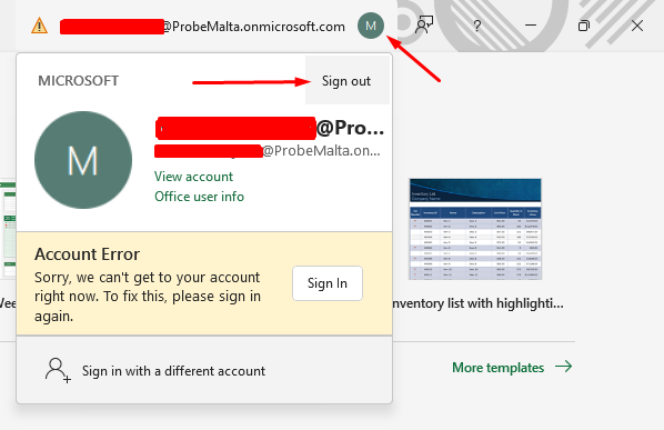Office Sign In screenshot 1