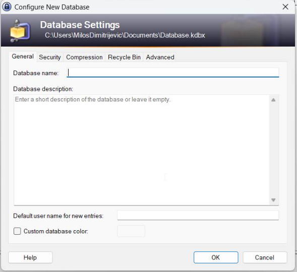 Onboarding Keepass screenshot 4