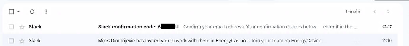 Onboarding Slack screenshot 4